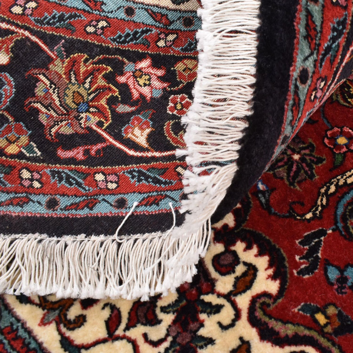 Tapis persan - Bidjar ronde  - 150 x 150 cm - rouge