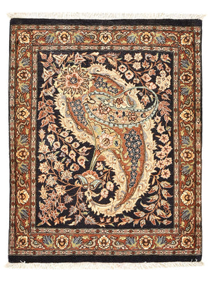 Tapis persan - Ghom - 77 x 60 cm - multicolore
