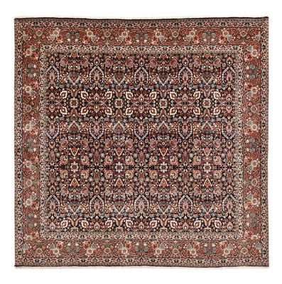 Tapis persan - Bidjar carré  - 252 x 252 cm - rouille