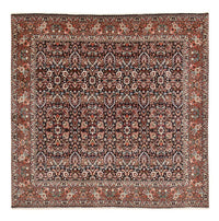 Tapis persan - Bidjar carré  - 252 x 252 cm - rouille