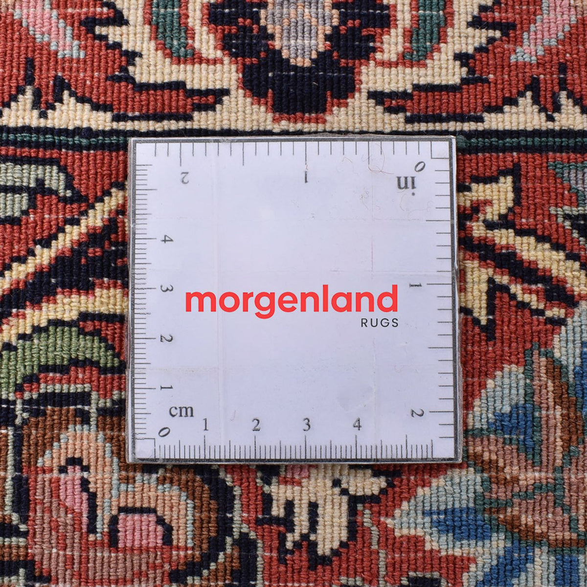 Tapis persan - Bidjar carré  - 252 x 252 cm - rouille