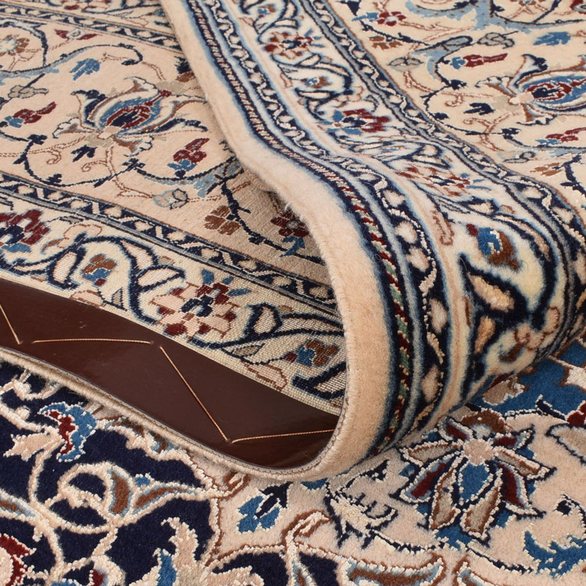 Tapis persan - Nain - Premium - 306 x 200 cm - sable