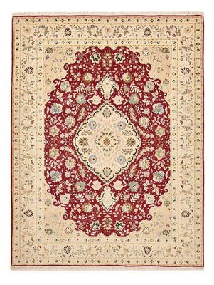 Tapis persan - Tabriz - Royal - 210 x 153 cm - rouge