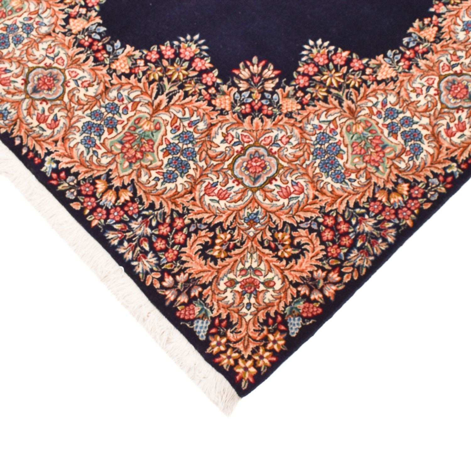 Tapis persan - Royal - 243 x 148 cm - bleu foncé