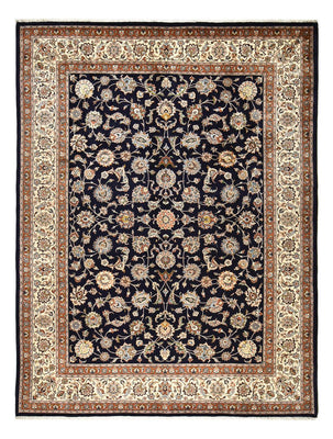 Tapis persan - Classique - Royal - 396 x 300 cm - bleu foncé