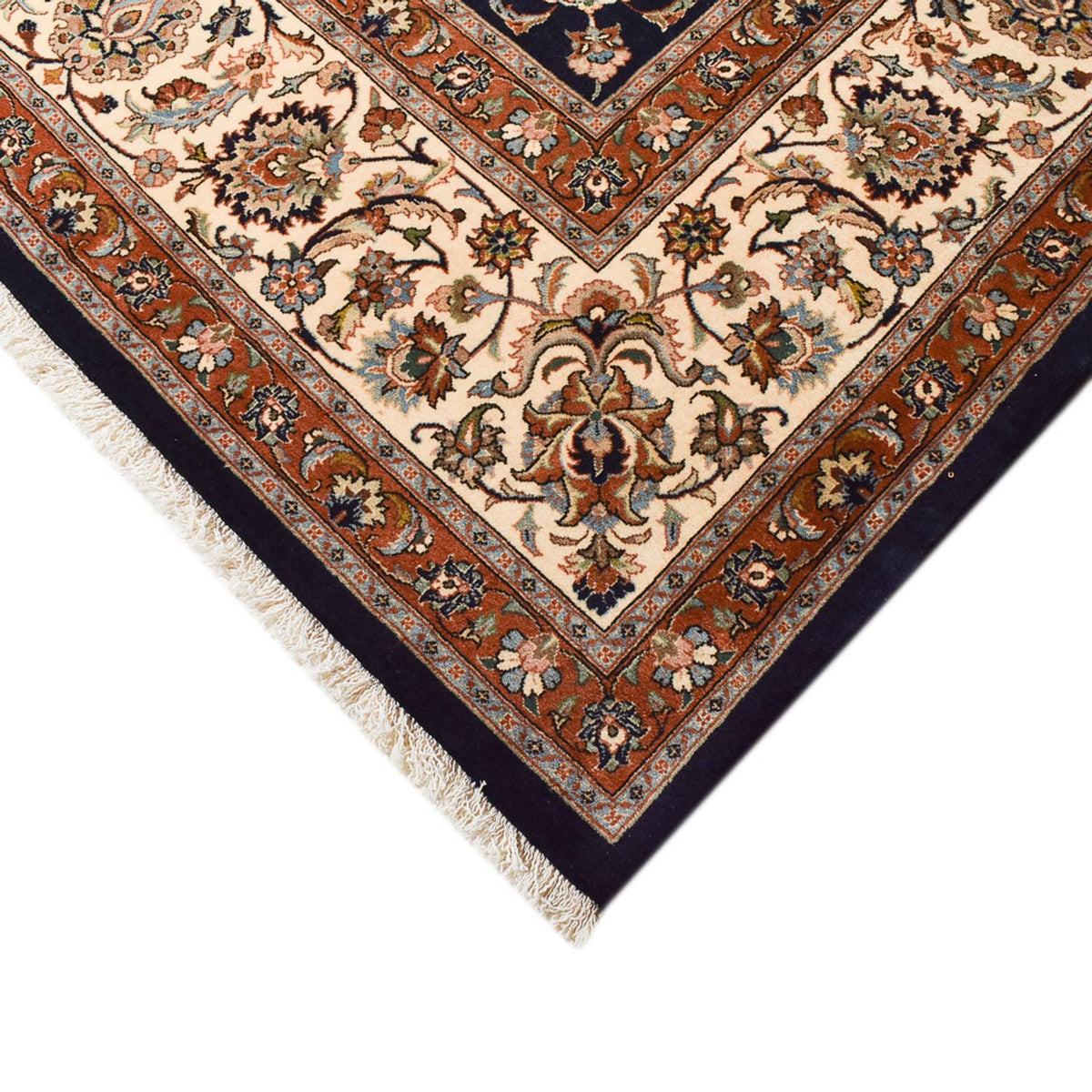 Tapis persan - Classique - Royal - 396 x 300 cm - bleu foncé