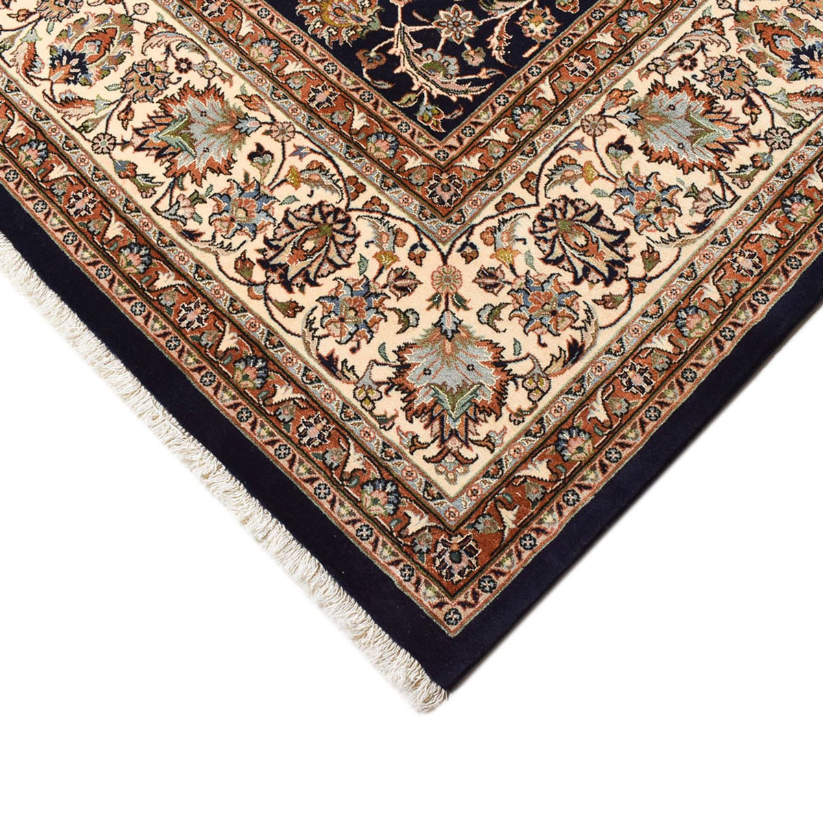 Tapis persan - Classique - Royal - 388 x 300 cm - bleu foncé