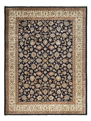 Tapis persan - Classique - Royal - 382 x 296 cm - bleu foncé