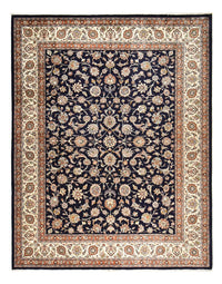 Tapis persan - Classique - Royal - 386 x 300 cm - bleu foncé