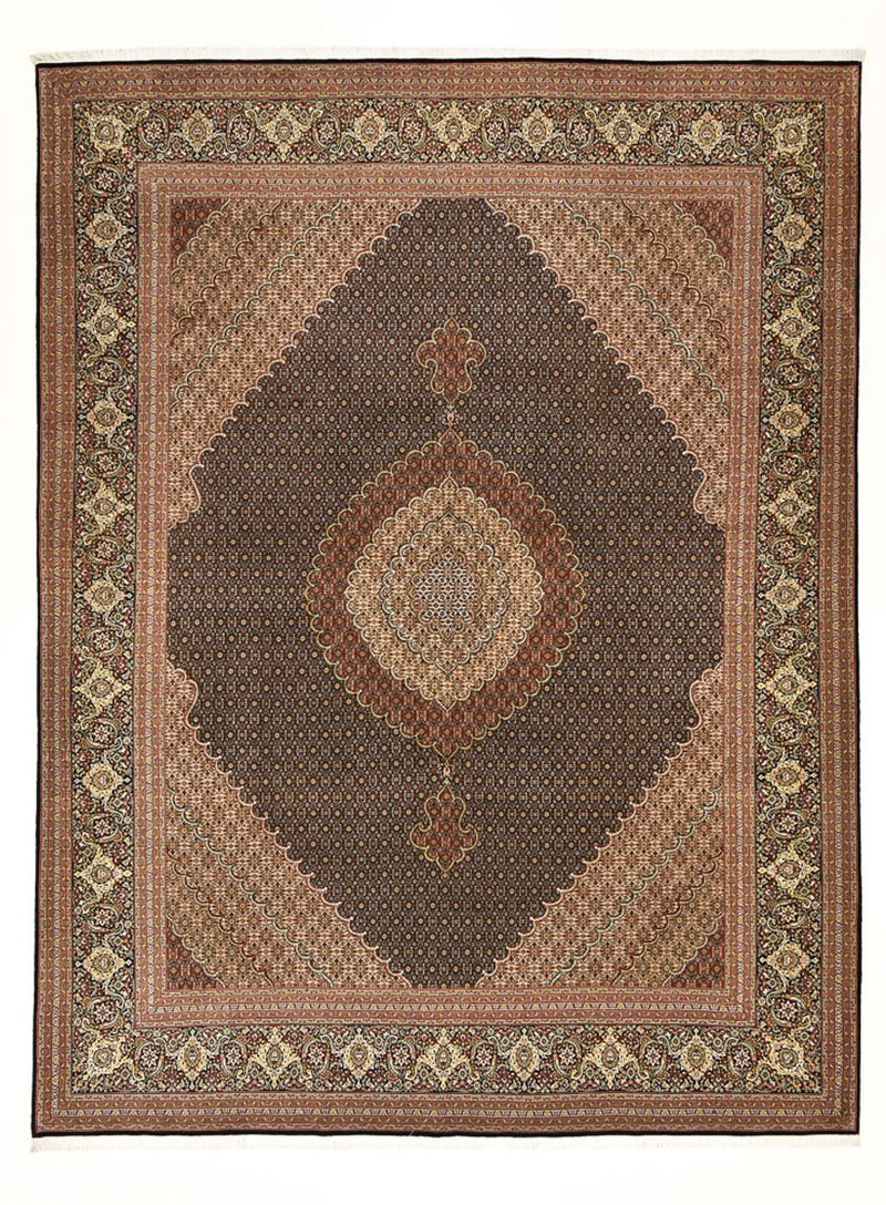 Tapis persan - Tabriz - Royal - 400 x 300 cm - camel foncé