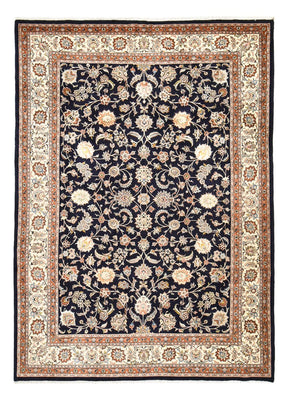 Tapis persan - Classique - Royal - 349 x 248 cm - bleu foncé