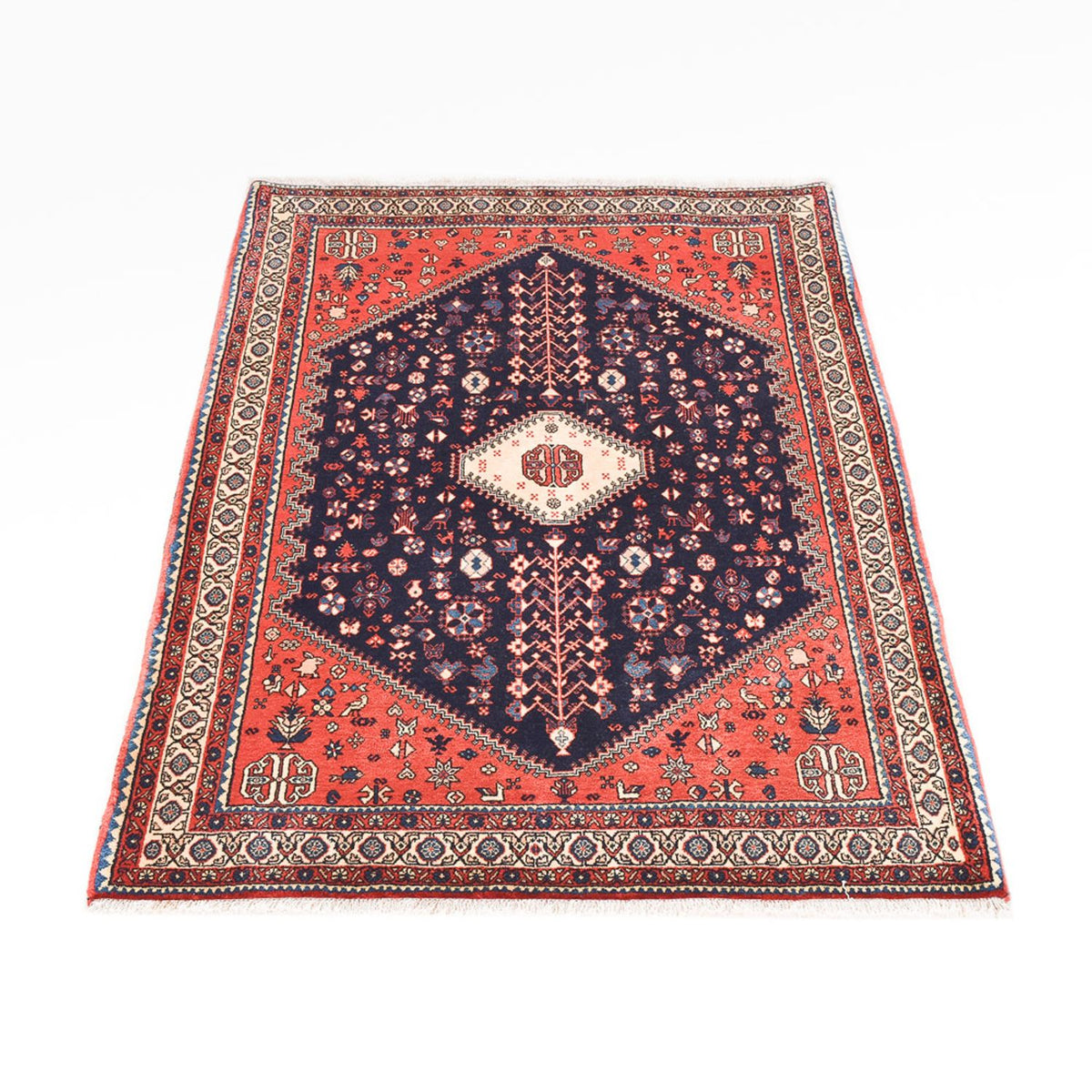Tapis Gabbeh - Persan Kashkuli - 150 x 103 cm - bleu foncé