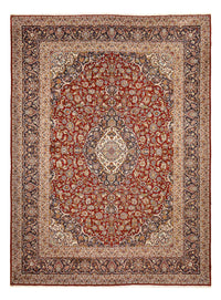 Tapis persan - Keshan - Royal - 412 x 303 cm - rouge foncé
