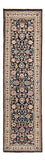 Tapis de couloir Tapis persan - Classique - 290 x 80 cm - bleu foncé
