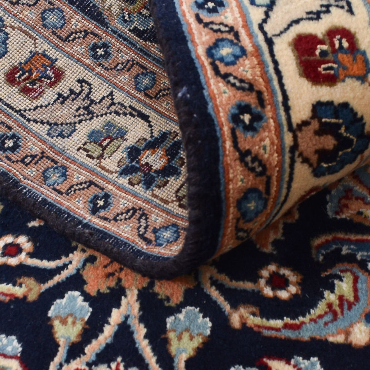 Tapis de couloir Tapis persan - Classique - 290 x 80 cm - bleu foncé