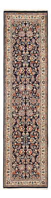 Tapis de couloir Tapis persan - Classique - 290 x 75 cm - bleu foncé