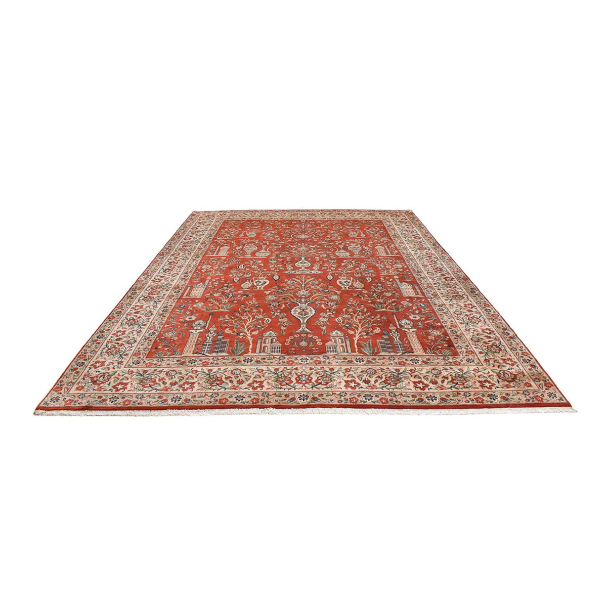 Tapis persan - Classique - Royal - 402 x 296 cm - rouge