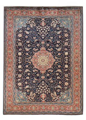 Tapis persan - Classique - 400 x 281 cm - bleu foncé