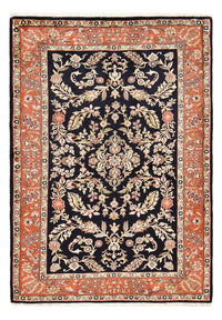 Tapis persan - Classique - 203 x 142 cm - bleu foncé