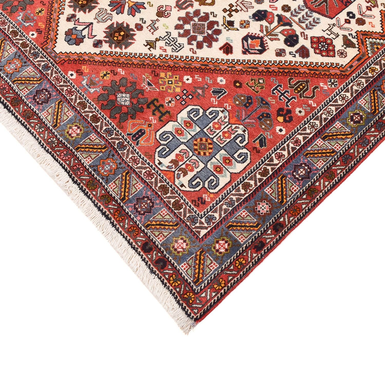 Tapis Gabbeh - Persan Kashkuli - 197 x 140 cm - multicolore
