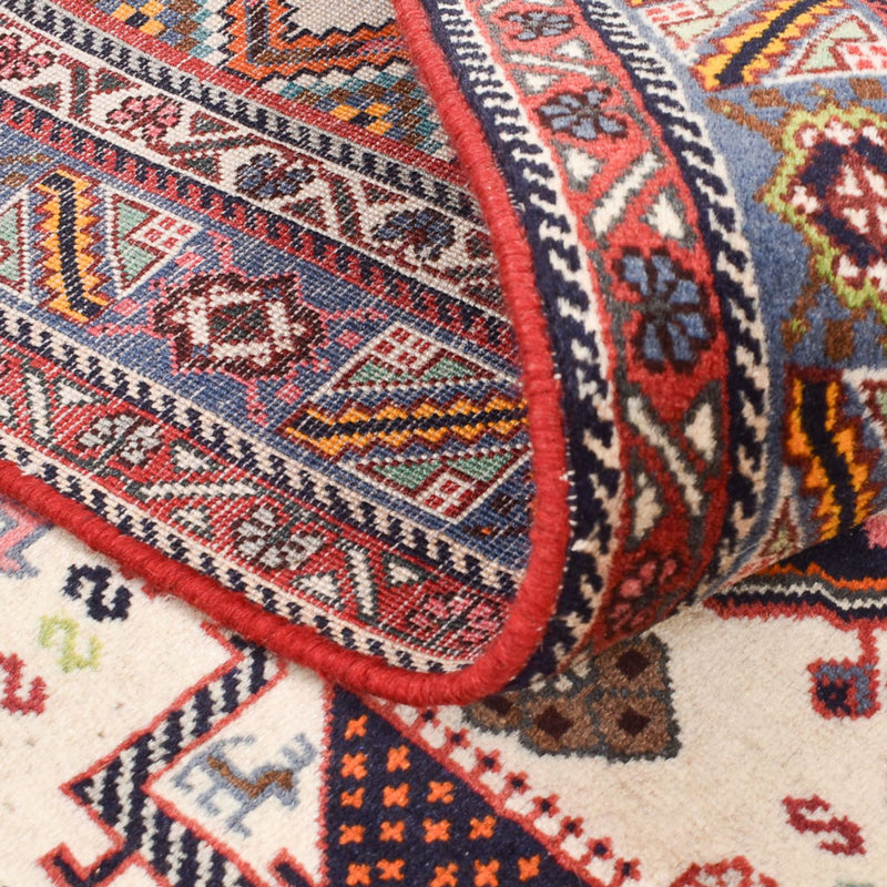 Tapis Gabbeh - Persan Kashkuli - 197 x 140 cm - multicolore