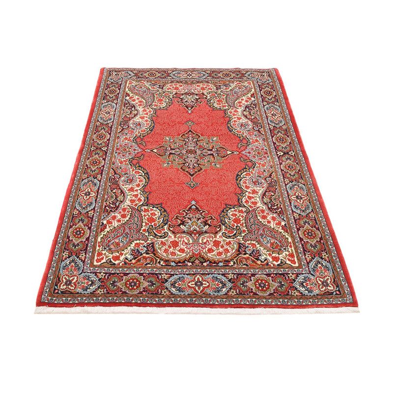 Tapis persan - Ghom - Royal - 205 x 132 cm - rouge