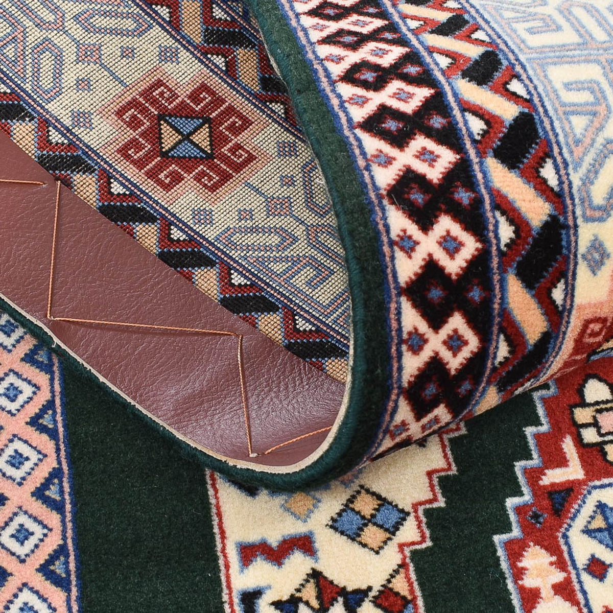 Tapis de couloir Tapis persan - Tabriz - Royal - 202 x 74 cm - bleu foncé