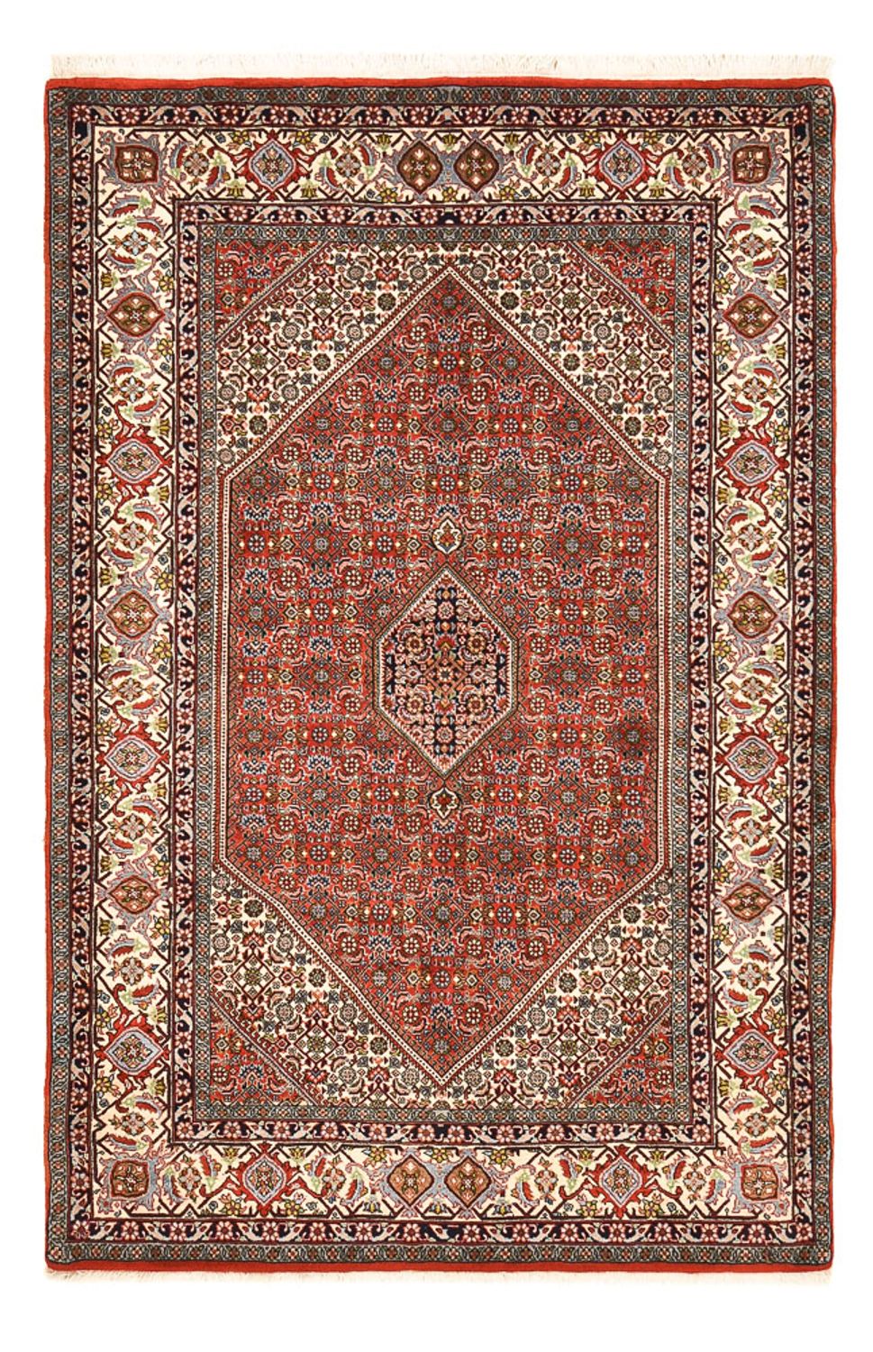 Tapis persan - Bidjar - 222 x 138 cm - rouille