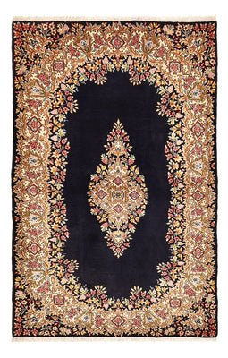 Tapis persan - Royal - 162 x 109 cm - bleu foncé