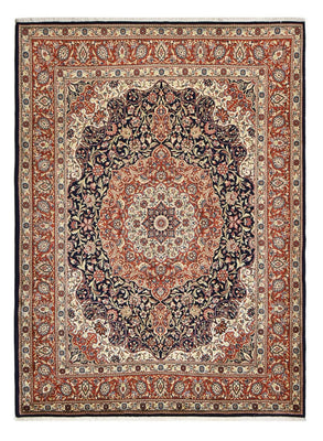 Tapis persan - Ghom - 301 x 221 cm - bleu foncé
