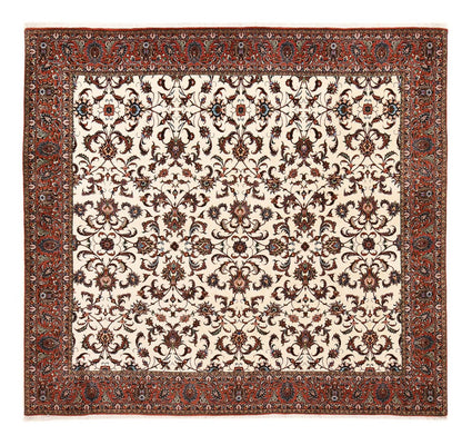 Tapis persan - Bidjar carré  - 251 x 241 cm - crème