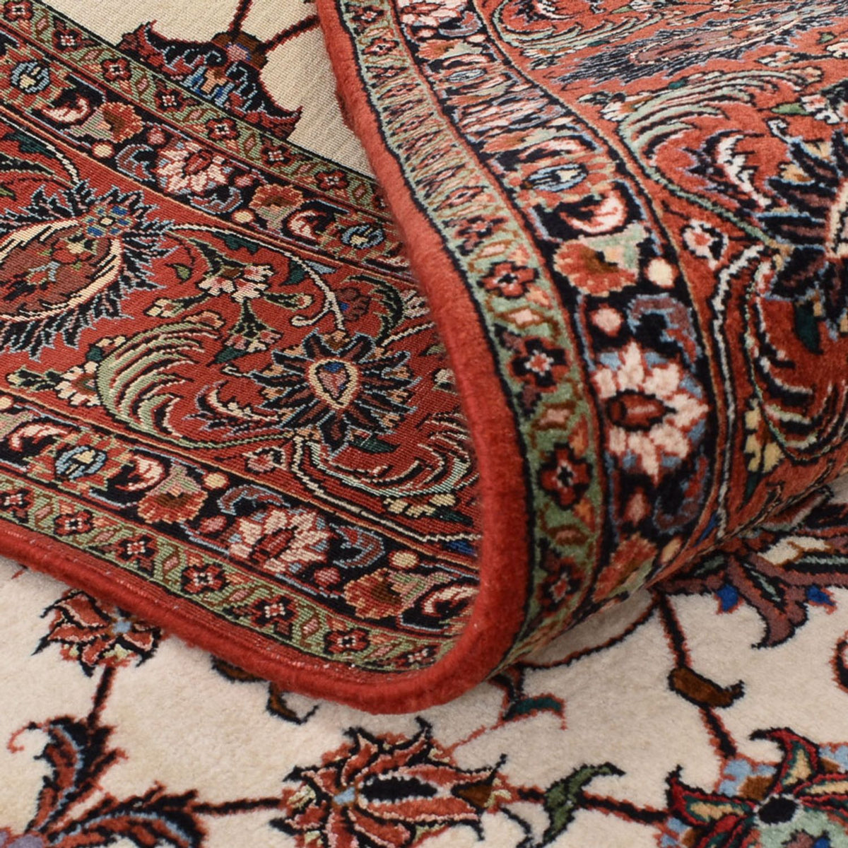 Tapis persan - Bidjar carré  - 251 x 241 cm - crème