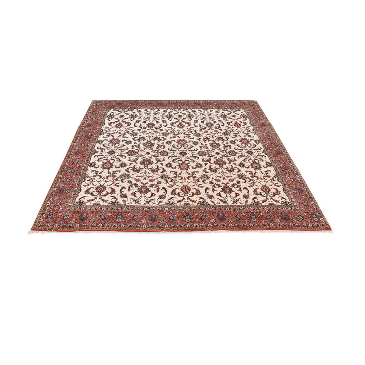 Tapis persan - Bidjar carré  - 251 x 241 cm - crème