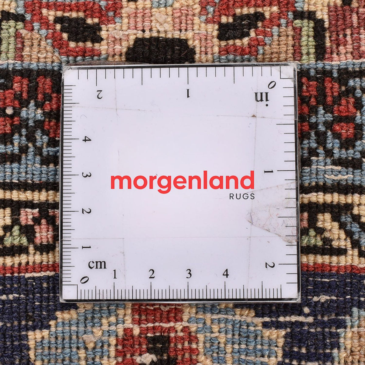 Tapis de couloir Tapis persan - Bidjar - 375 x 83 cm - beige