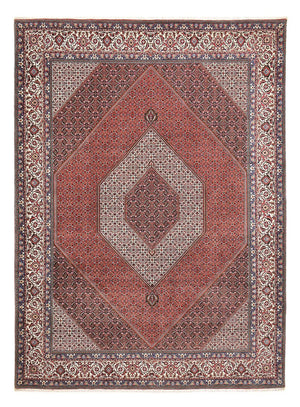 Tapis persan - Bidjar - 410 x 304 cm - rouge bordeaux