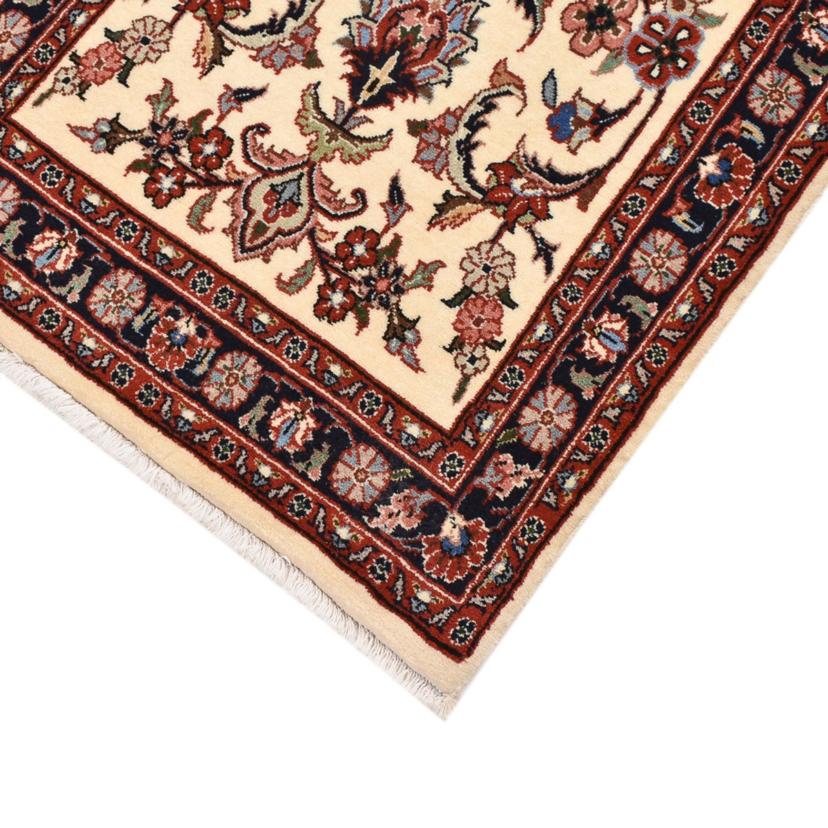 Tapis de couloir Tapis persan - Classique - 215 x 80 cm - crème