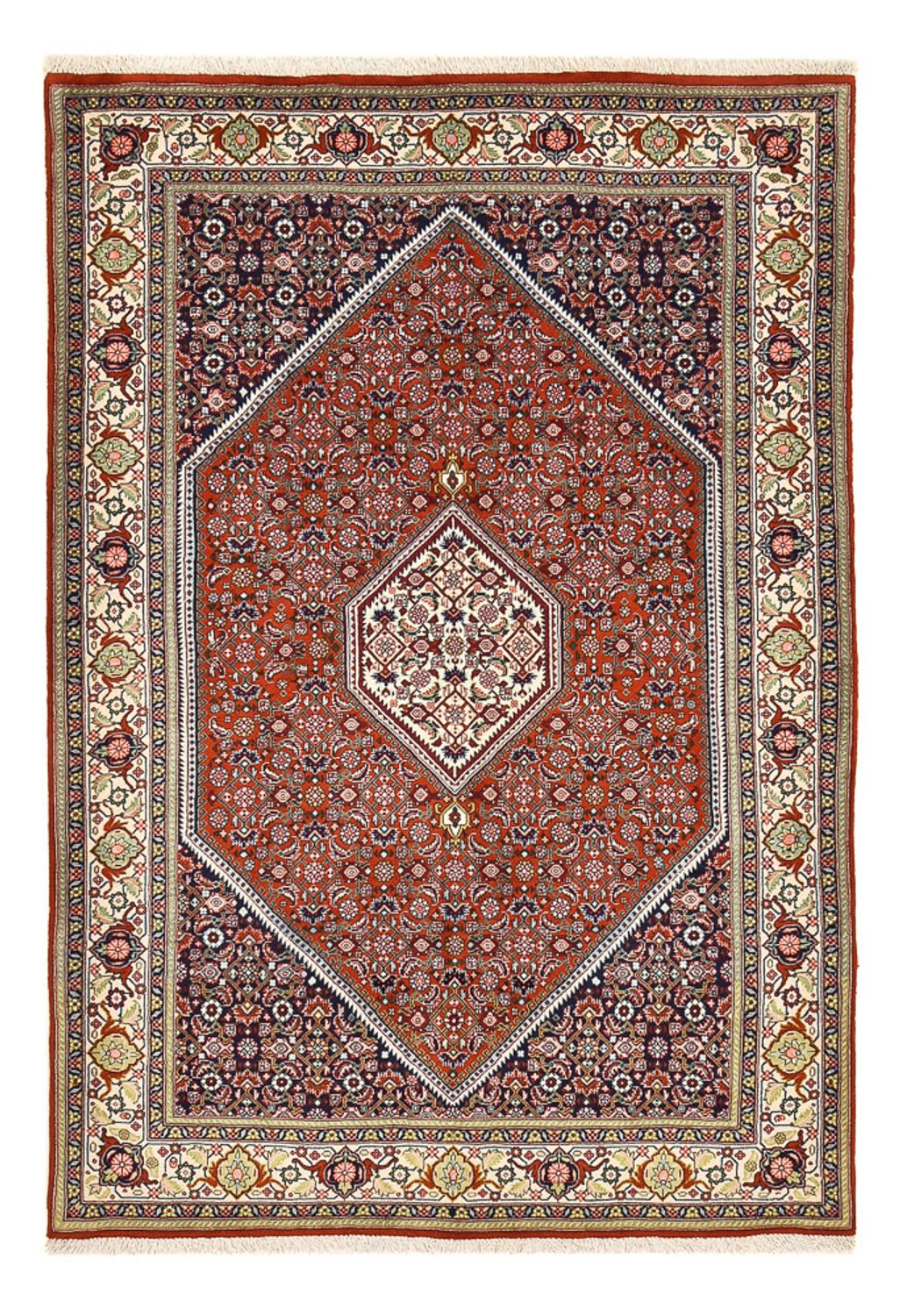 Tapis persan - Bidjar - 203 x 135 cm - rouille
