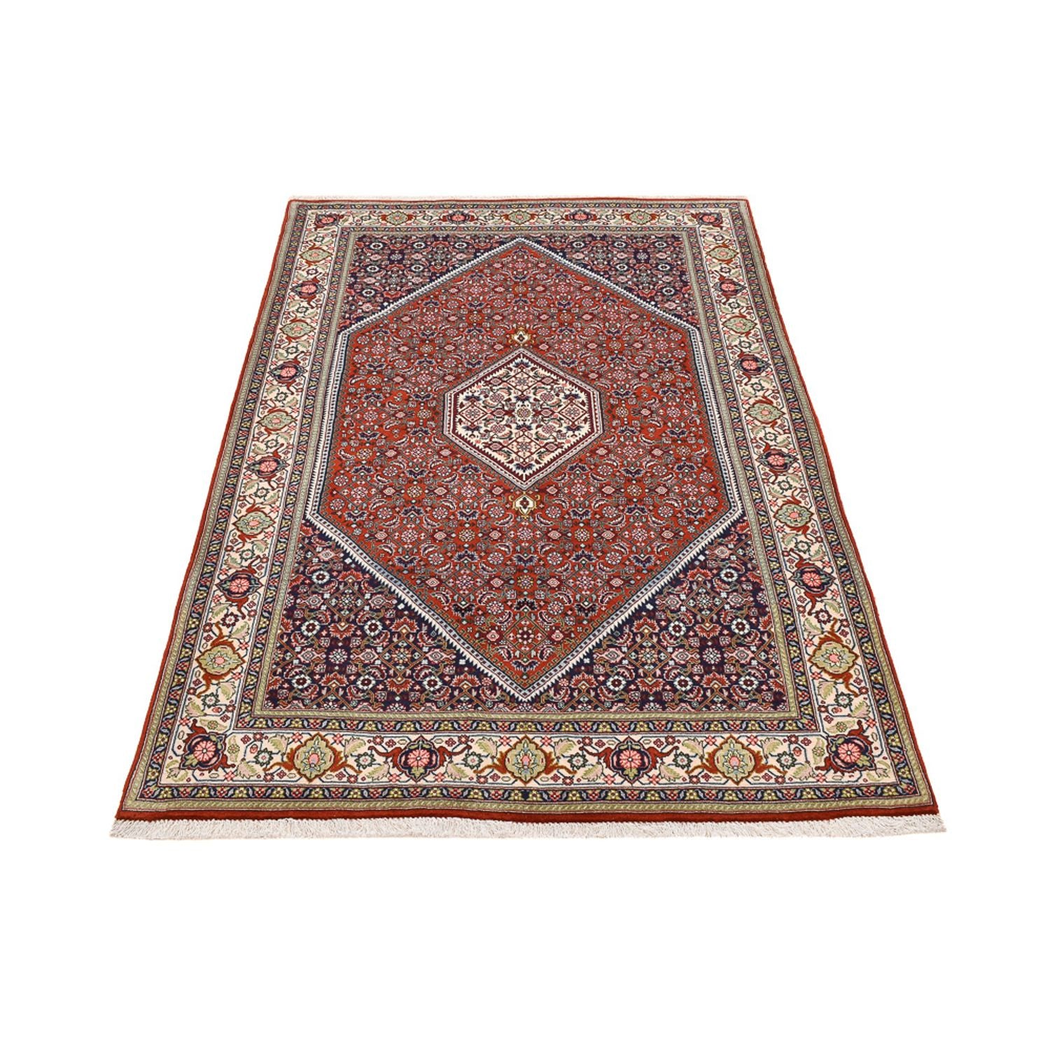 Tapis persan - Bidjar - 203 x 135 cm - rouille
