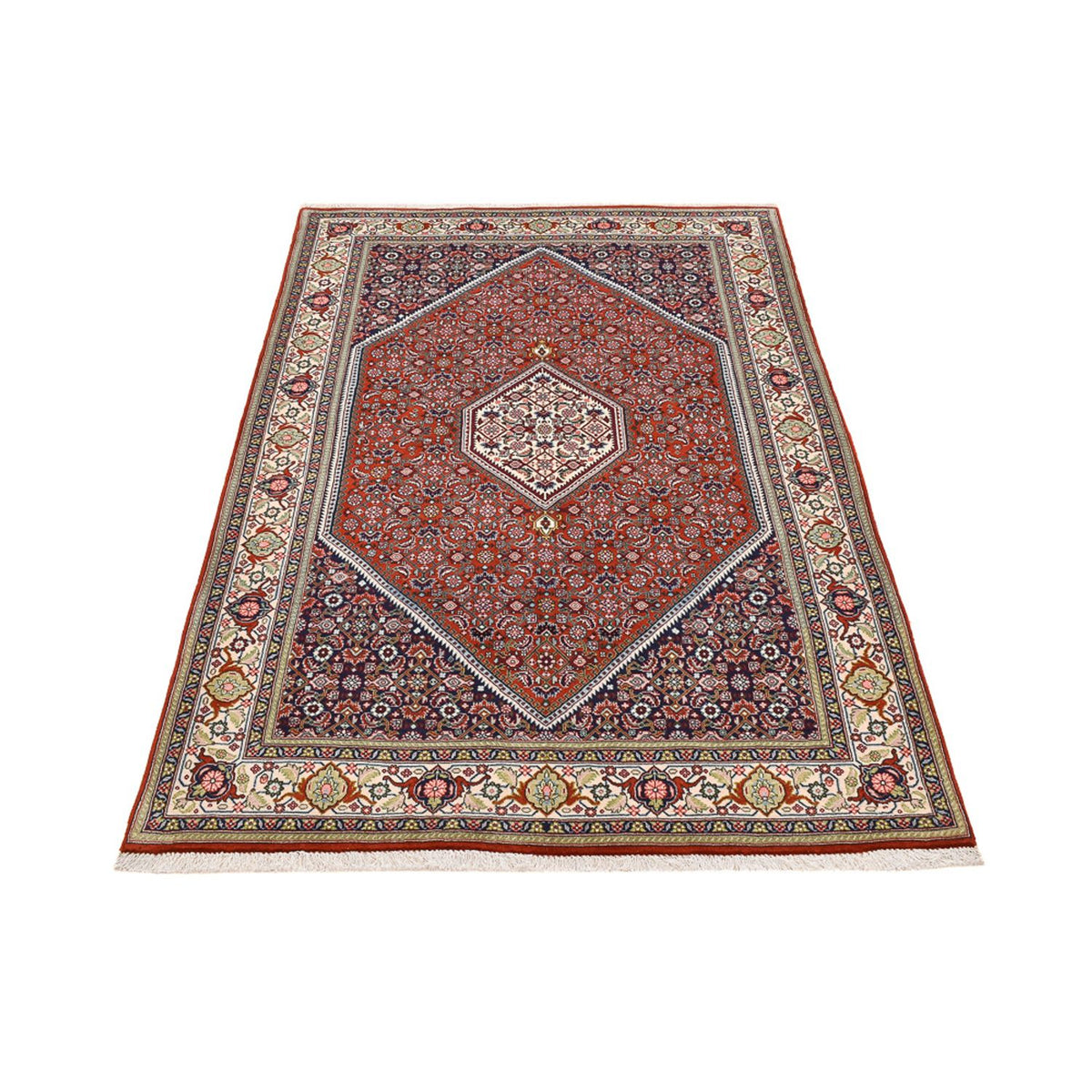 Tapis persan - Bidjar - 203 x 135 cm - rouille