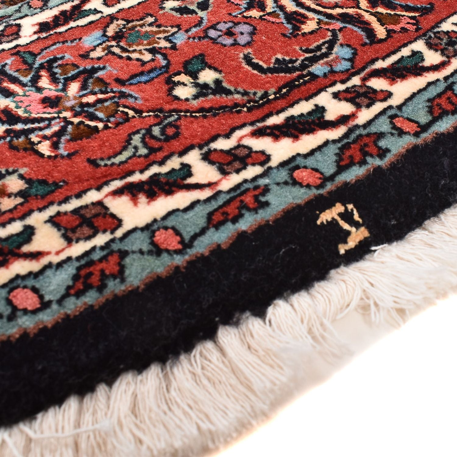 Tapis persan - Bidjar ronde  - 150 x 150 cm - rouille