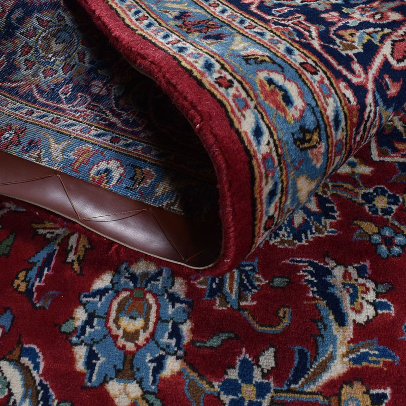 Tapis persan - Keshan - 314 x 198 cm - rouge foncé