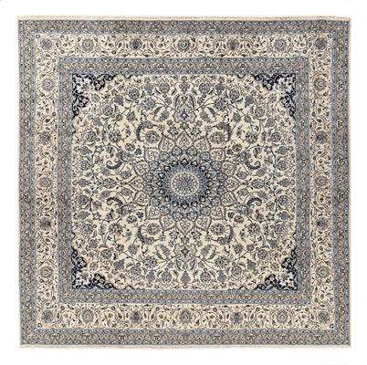 Tapis persan - Nain - Royal - 404 x 390 cm - crème