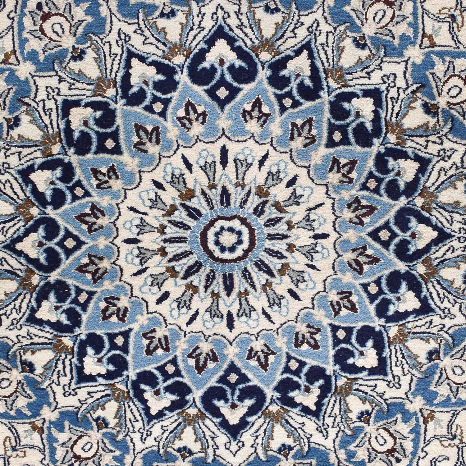Tapis persan - Nain - Royal - 404 x 390 cm - crème