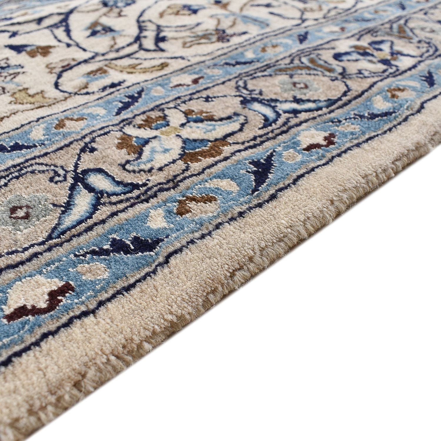 Tapis persan - Nain - Royal - 404 x 390 cm - crème
