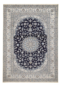 Tapis persan - Nain - 410 x 294 cm - bleu foncé