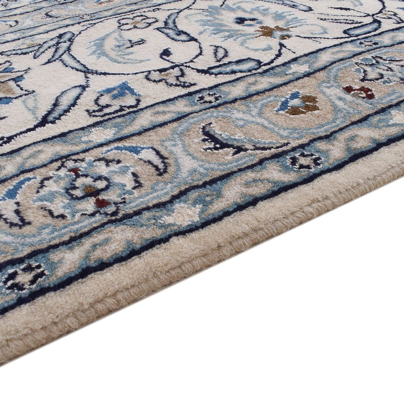 Tapis persan - Nain - 410 x 294 cm - bleu foncé