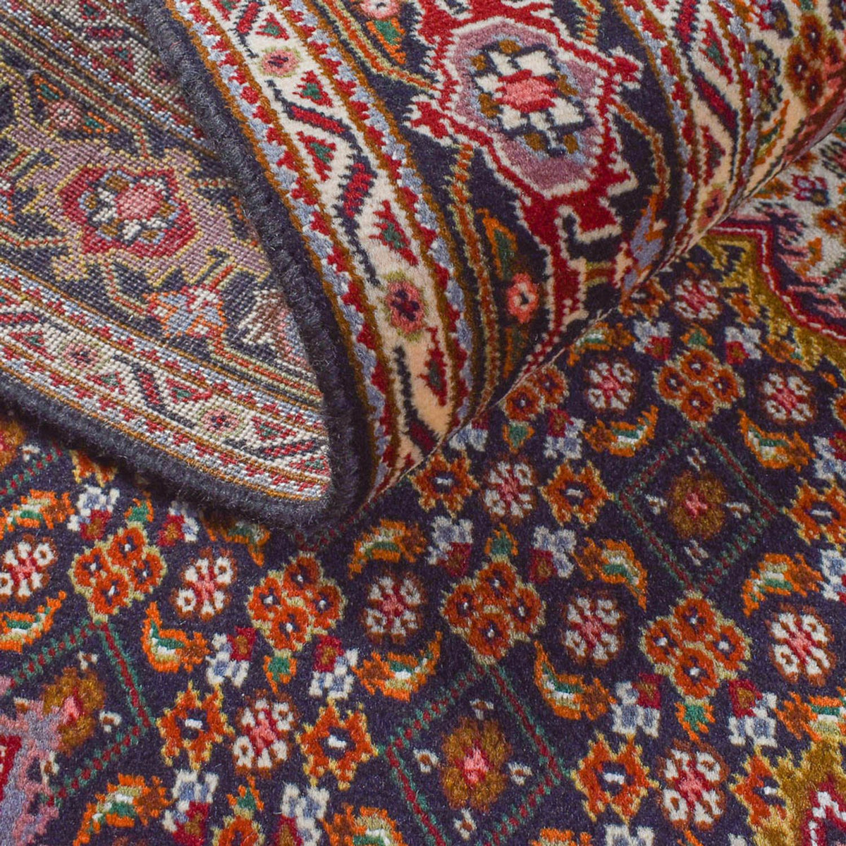 Tapis persan - Tabriz - Royal - 201 x 150 cm - marron