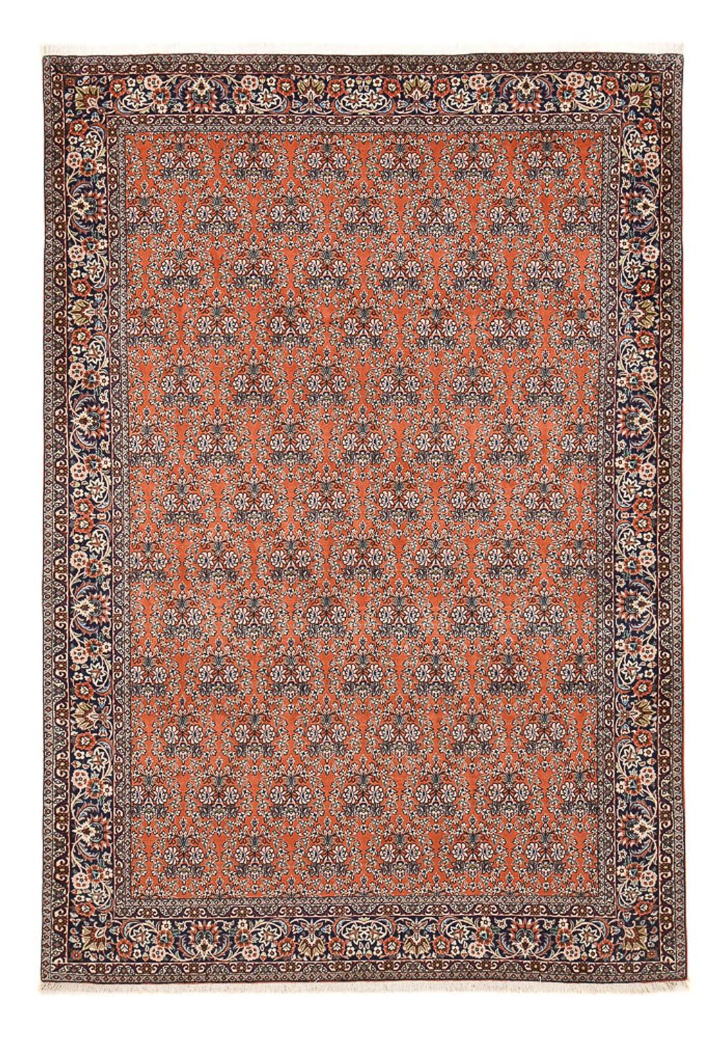 Tapis persan - Bidjar - 297 x 202 cm - rouge clair