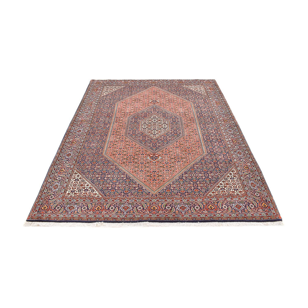 Tapis persan - Bidjar - 250 x 180 cm - rouge clair