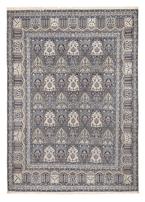 Tapis persan - Nain - Premium - 413 x 301 cm - gris